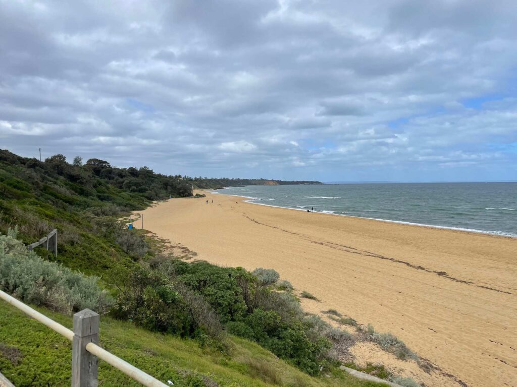 Half Moon Beach between Black Rock and Sandringham